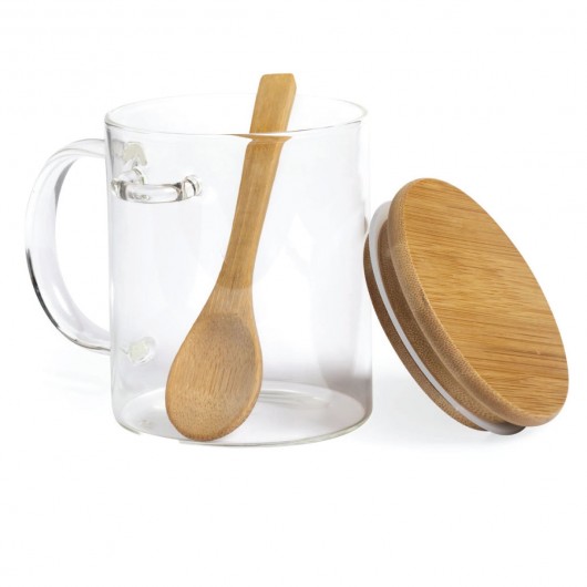 Sked Glass Mugs Lid Off
